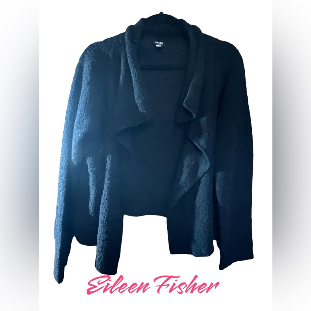 Eileen Fisher Wool Crop Sweater/Jacket
